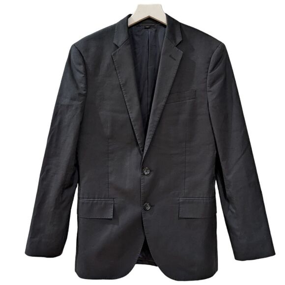 J. Crew Ludlow Two Button Slim Fit Blazer Deep Navy Carpini® Italian 36S A0491 - Picture 1 of 10